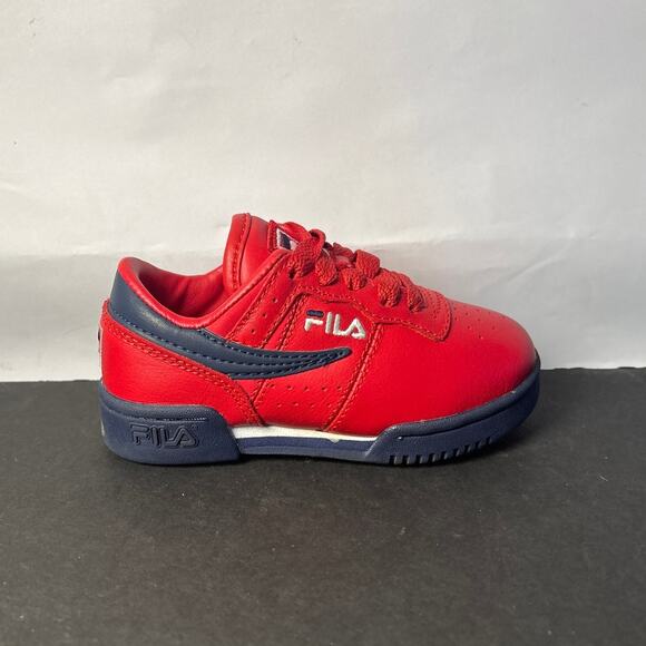 Toddler FILA Original Fitness Red/Navy/White Size US 8 - Picture 1 of 7